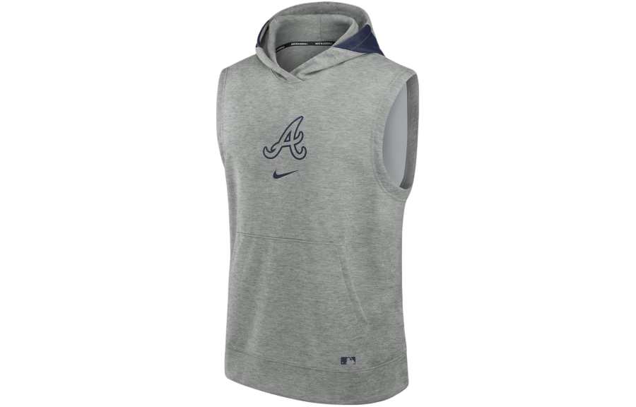 Nike Nike MLB Collaboration Atlanta Braves Authentic Collection Early Work Sweatshirt Atlanta Braves Men's Gray