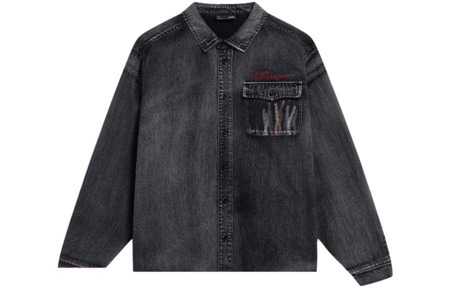Li-Ning Li Ning Shirts Men's Black Pointed Collar Moderate Other