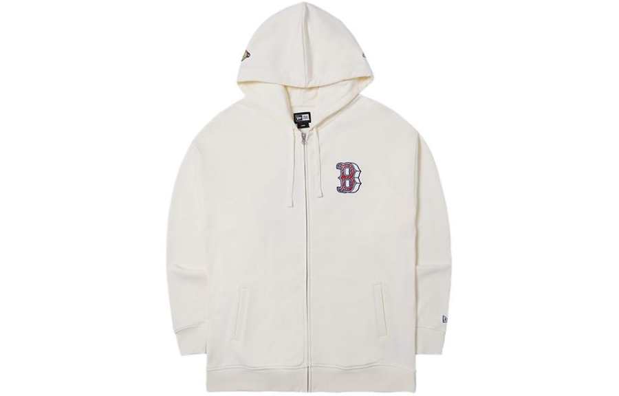 New Era SS24 Sweatshirt Unisex Ivory White