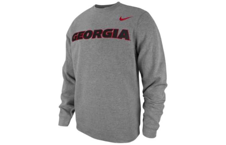 Nike Nike Sweatshirts Men's Gray Crew Neck Moderate Regular