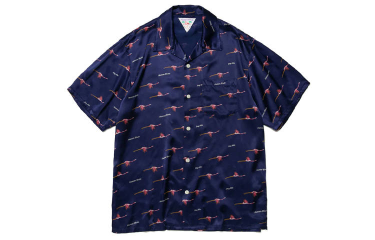 HUMAN MADE Flamingo Aloha Shirt