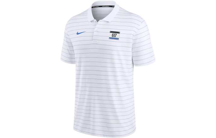 Nike Nike Polo Shirts Men's White Polo Collar Moderate Straight Fit