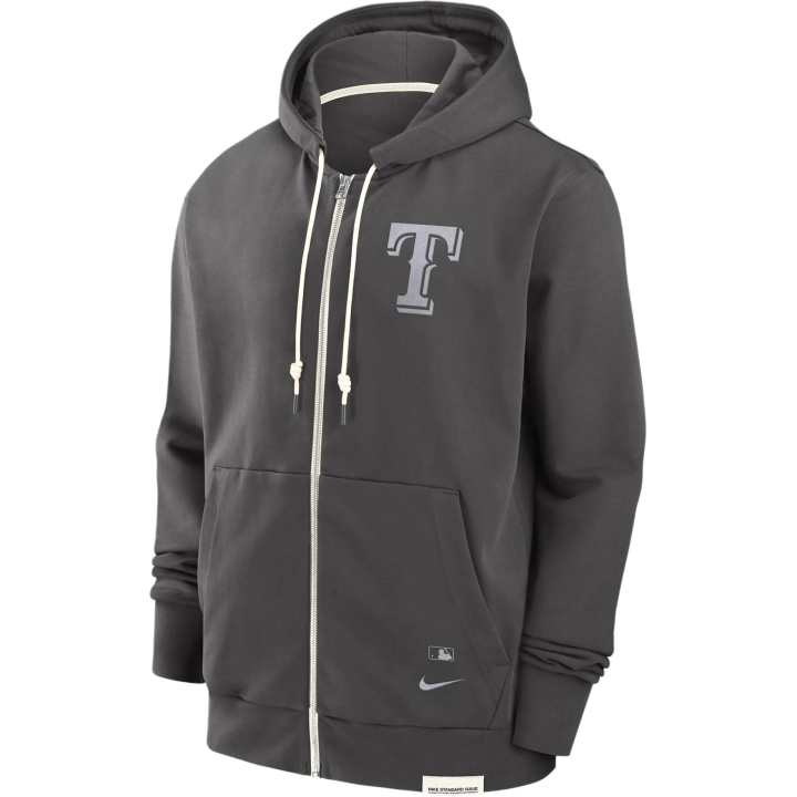 Nike Nike MLB Collaboration Texas Rangers Travel Player Sweatshirt Men's Gray