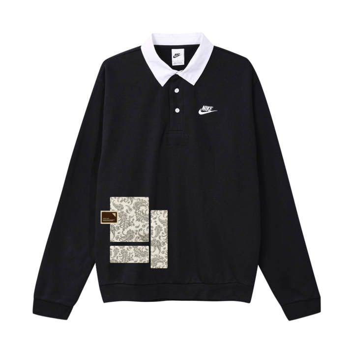 Nike Nike Club Polo Shirt Unisex Black White