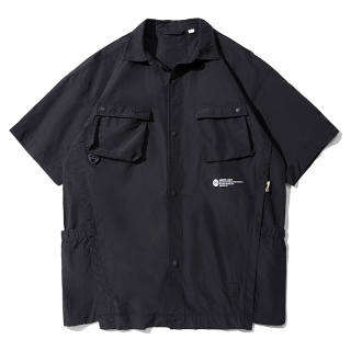AMBER LIGHT Mountain Outdoor Shirts Unisex Lapel Thin Workwear