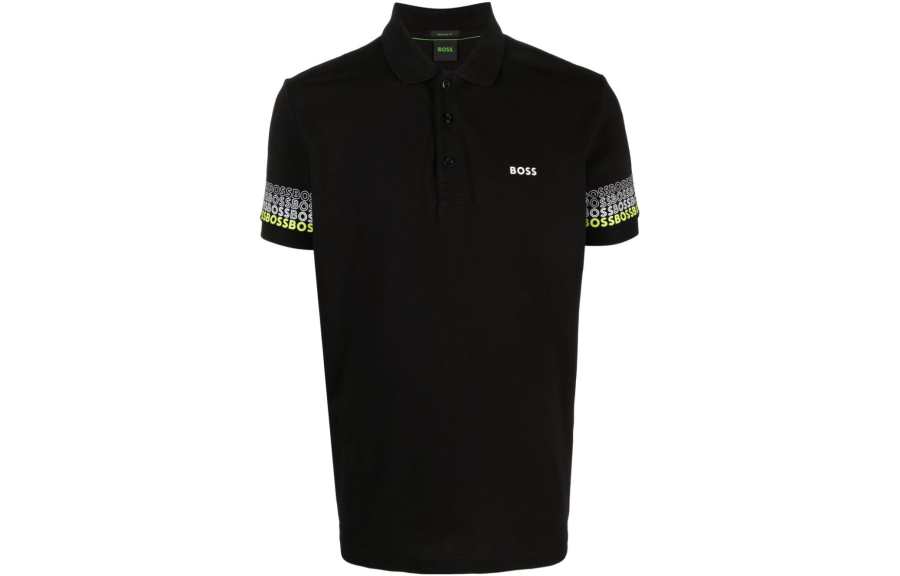 HUGO BOSS SS23 Men's Paddy 2 Golf Polo Black