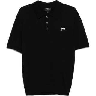 A.P.C SS25 Polo Shirt Men's Black