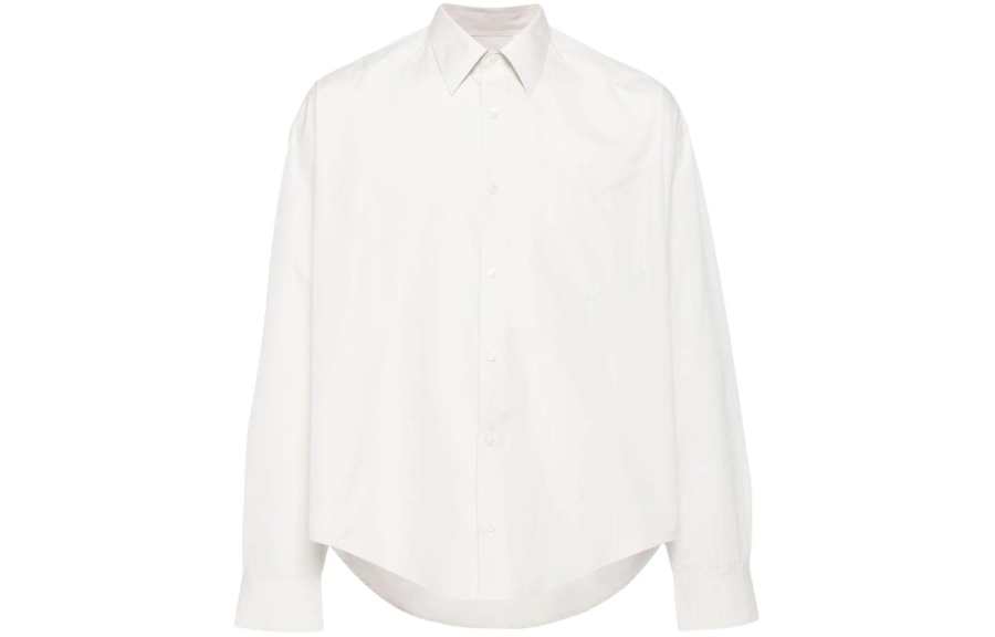 Amiparis Ami de Coeur-embroidered poplin shirt