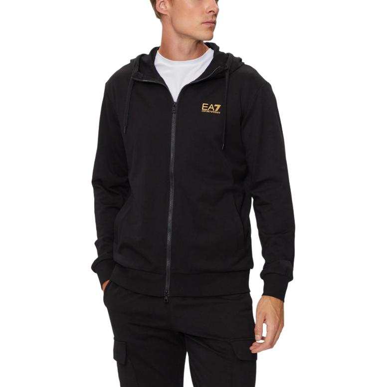 Emporio Armani hooded zip jumpsuit