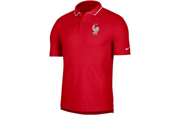 Nike Nike Polo Shirts Men's Red Polo Collar Moderate Straight Fit