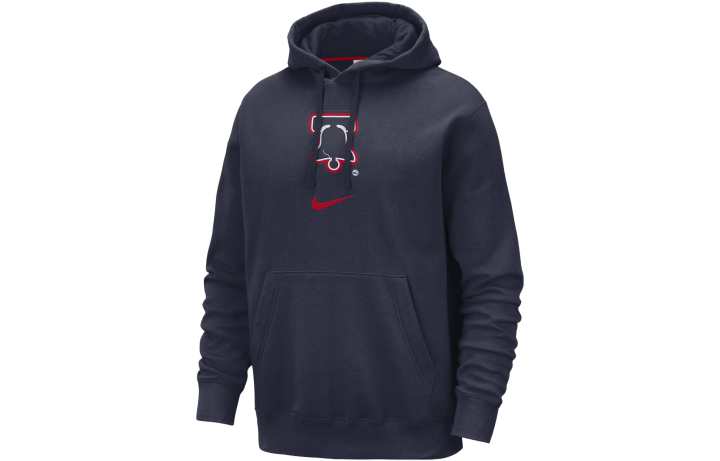 Nike Nike Sweatshirts Men's University Marine Blue Hooded Moderate Regular