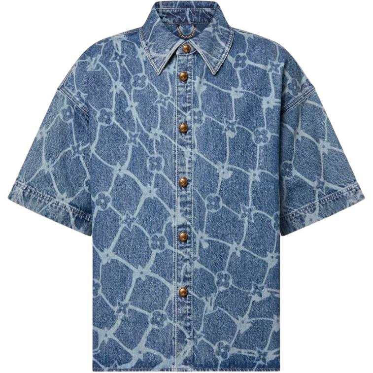 LOUIS VUITTON SS24 Shirt Men's Blue