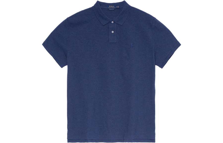 Polo Ralph Lauren SS23 Polo Shirt Custom Slim Fit Men's Blue Gray