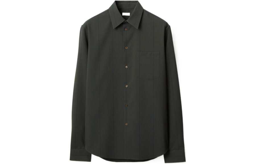 Burberry striped wool shirt