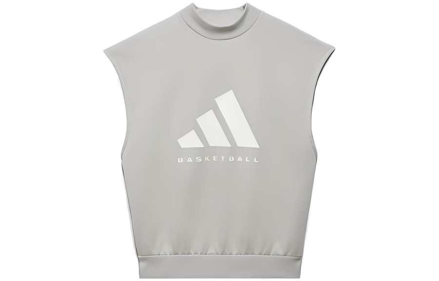 Adidas Adidas T Shirts Unisex Metallic Gray Half Turtleneck Moderate
