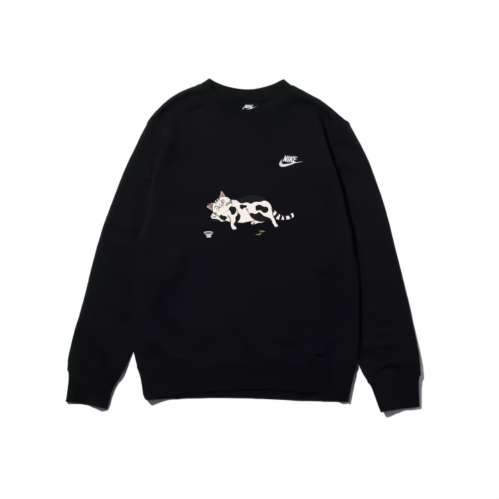 Nike Nike Sweatshirts Unisex Black Crew Neck Moderate