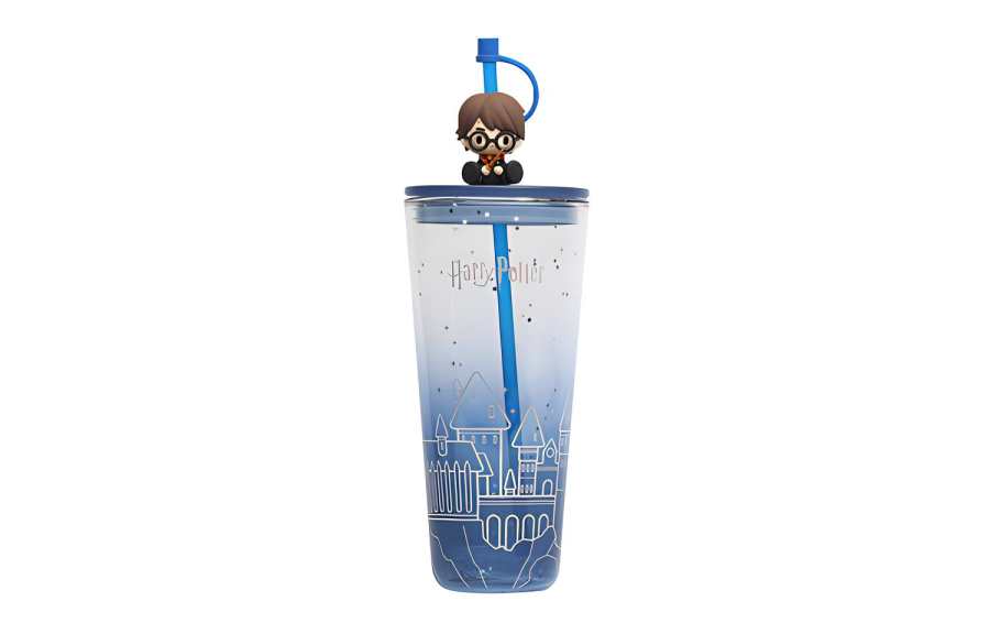 POP MART Plastic Water Cups Glass Straw Cup Tumbler IP Merch 20.3cm