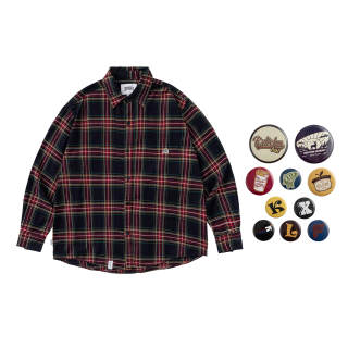 KXLFCHN Shirts Unisex Lapel Moderate Shirt
