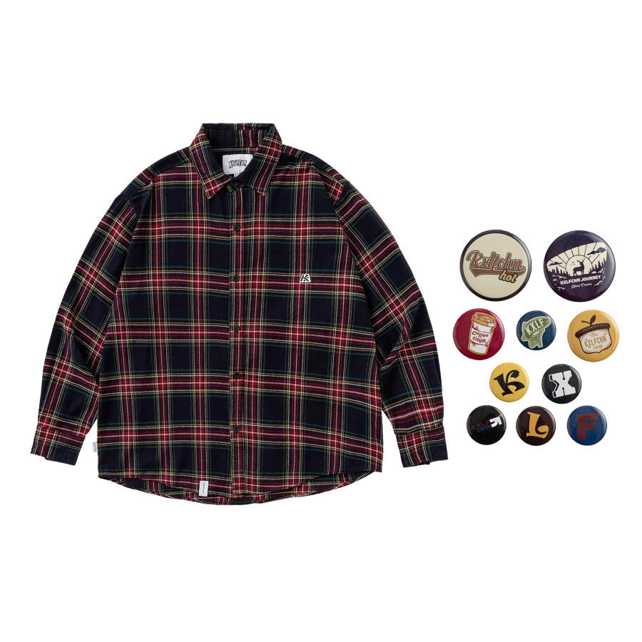KXLFCHN Shirts Unisex Lapel Moderate Shirt