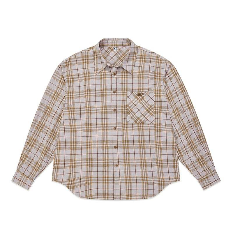 Crying Center Shirt Unisex Milk Taro Pink Purple Grid