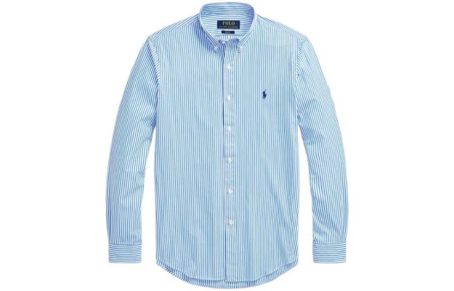 Polo Ralph Lauren SS22 Shirt Slim Fit Men's Blue