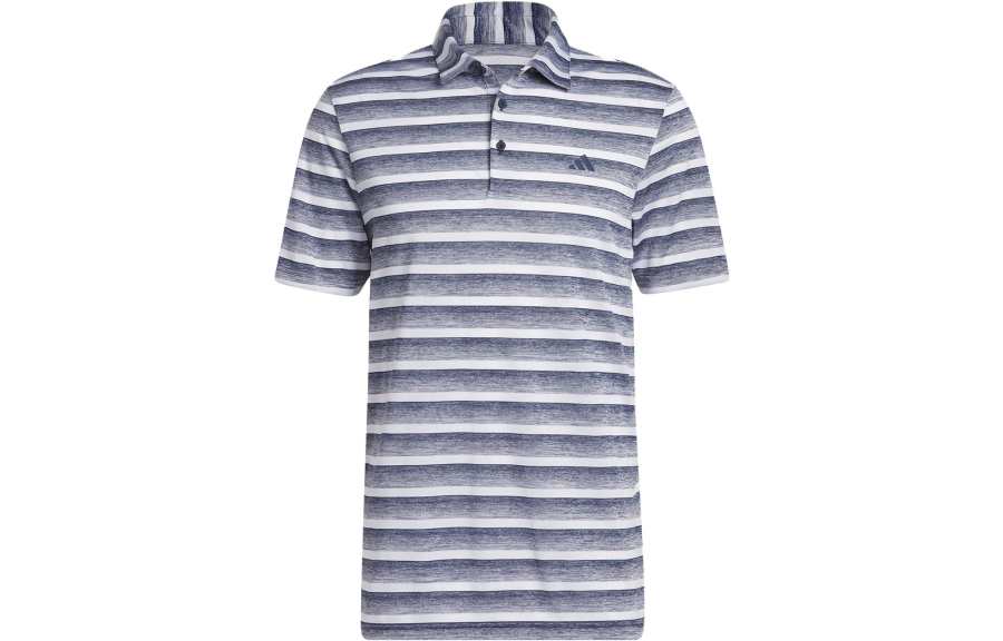 Adidas Adidas Polo Shirts Men's Navy Polo Collar Moderate Straight Fit