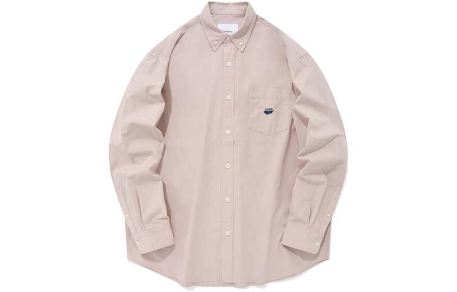 COVERNAT Shirts Unisex Pink Lapel Moderate Other