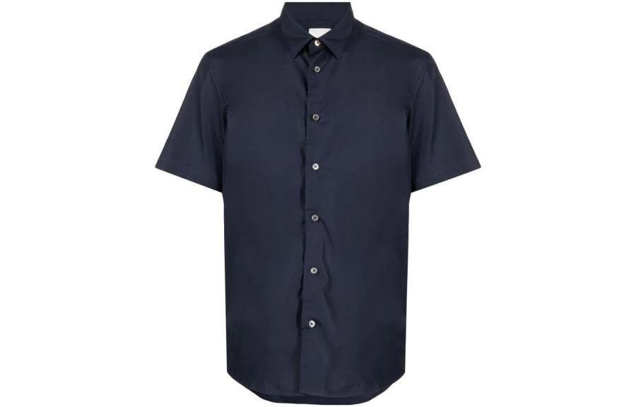 Paul Smith Paul Smith Shirts Men's Navy Lapel Moderate Other