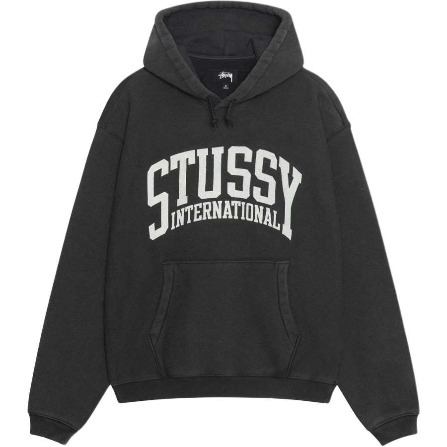 Stussy International Logo Printed Hoodie