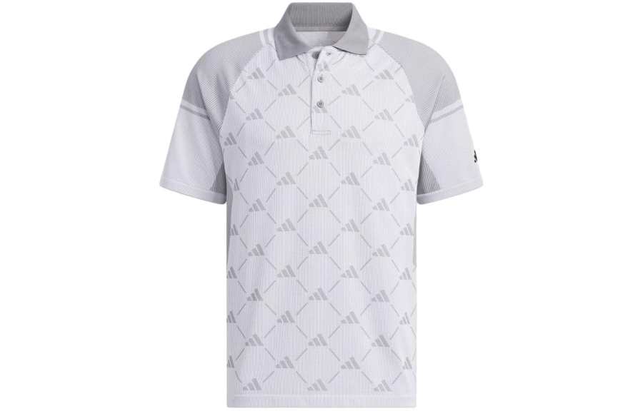 Adidas Adidas Polo Shirts Men's White Polo Collar Moderate Straight Fit