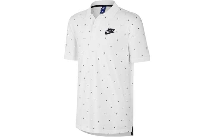 Nike Nike Polo Shirts Men's White Crew Neck Moderate Other