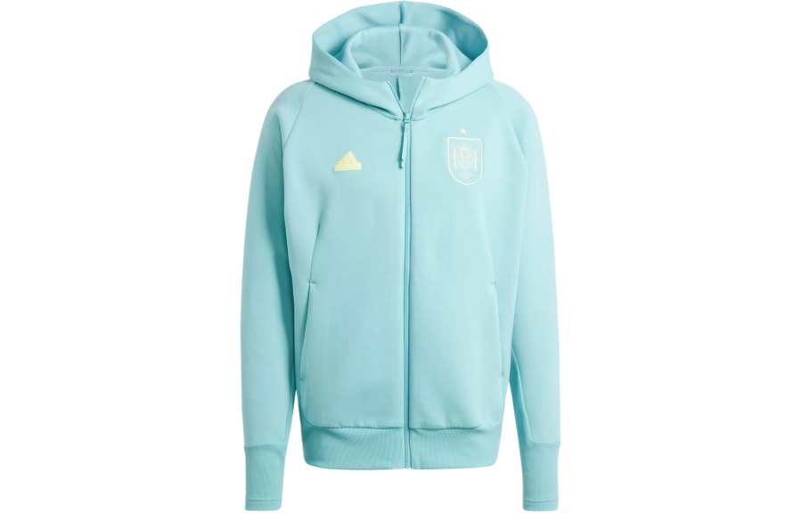 Adidas Adidas Spain Travel Full Zip Hoodie Sweatshirt Men's Cyan