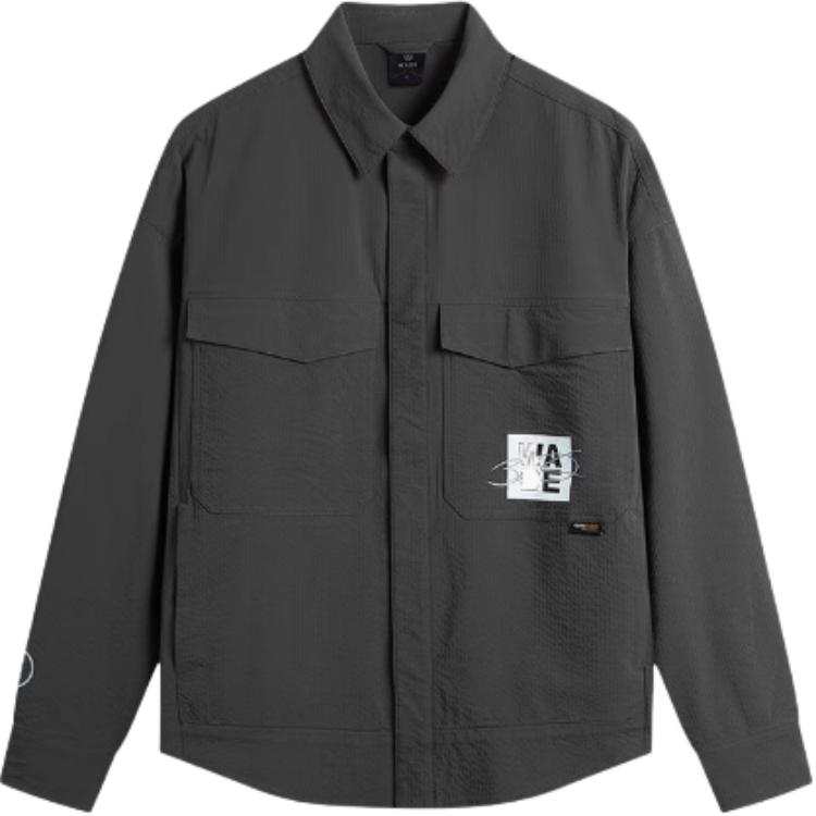 Li-Ning Li Ning Shirt Men's Obsidian Gray