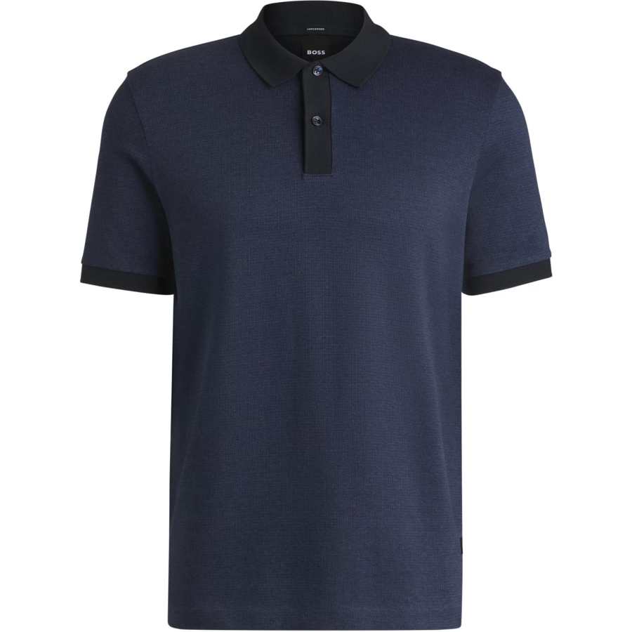 HUGO BOSS Boss HUGO BOSS Button Detailed Short Sleeved Polo Shirt