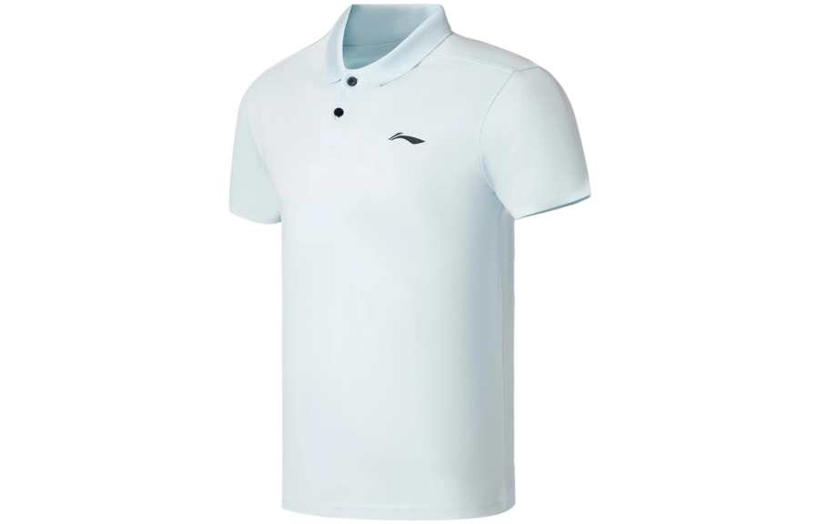 Li-Ning Li Ning Fitness Series Polo Shirt Men's Aqua Blue