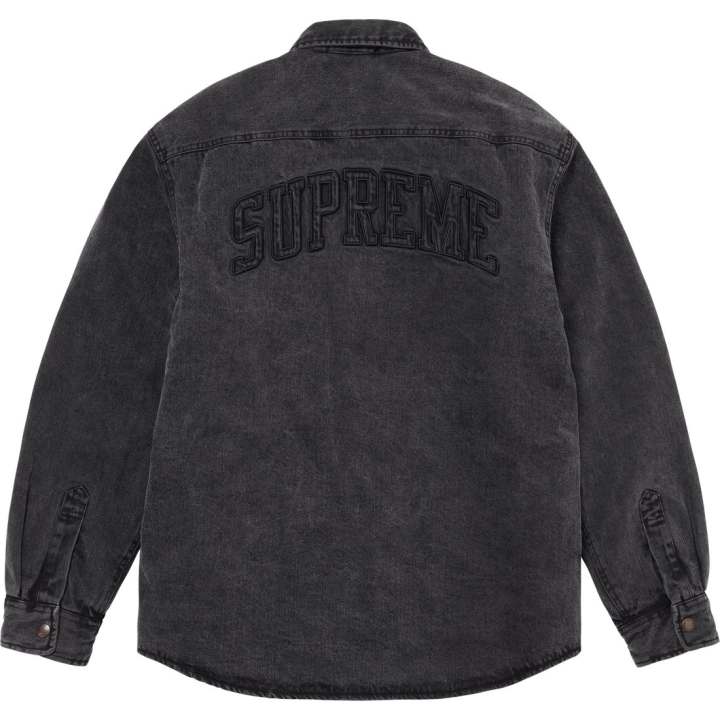 Supreme Supreme Faux Shearling Lined Work Shirt