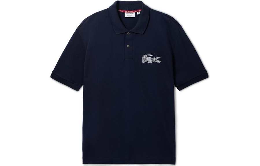 LACOSTE SS22 Polo Shirt Men's Navy Blue