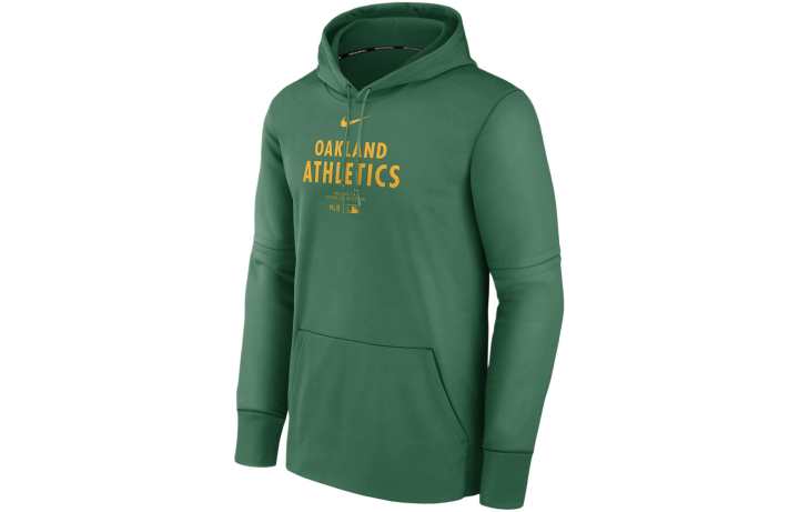 Nike Nike Oakland Athletics Authentic Collection Practice Sweatshirt Men's Green