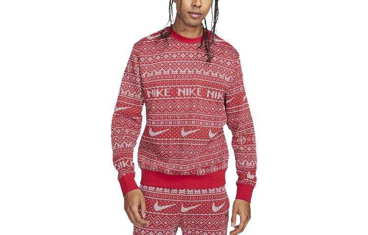 Nike Nike Sportswear Club Fleece Sweatshirt Men's Gym Red