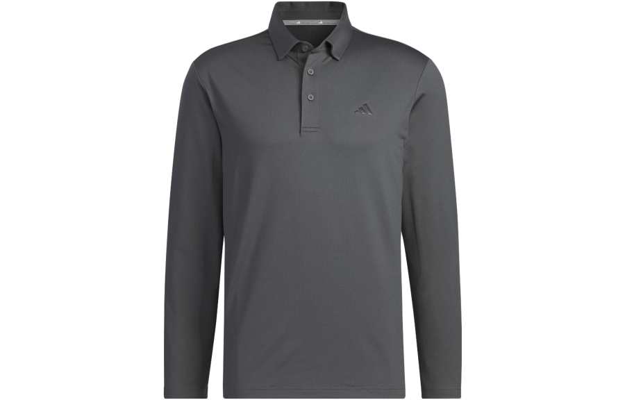 Adidas Adidas AEROREADY Polo Shirts Men's Dark Gray Polo Collar Moderate Straight Fit