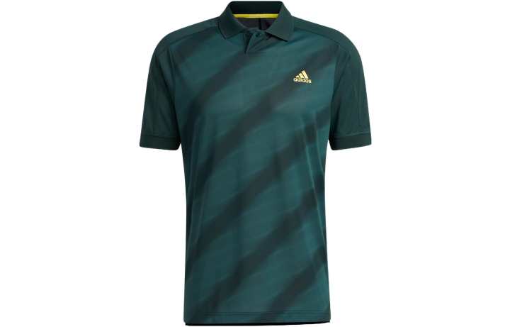 Adidas Adidas Polo Shirts Men's Dark Green Stand Collar Moderate Other