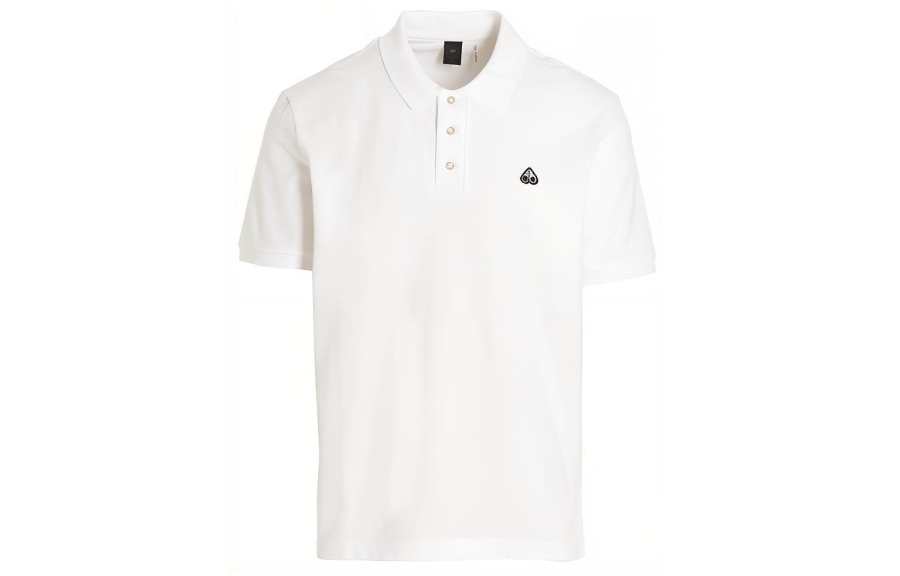 Moose Knuckles Pique Logo Embroidered Polo Shirt