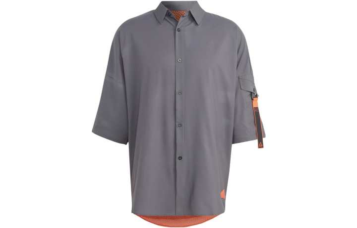 Adidas Adidas Shirts Men's Gray Lapel Moderate Other