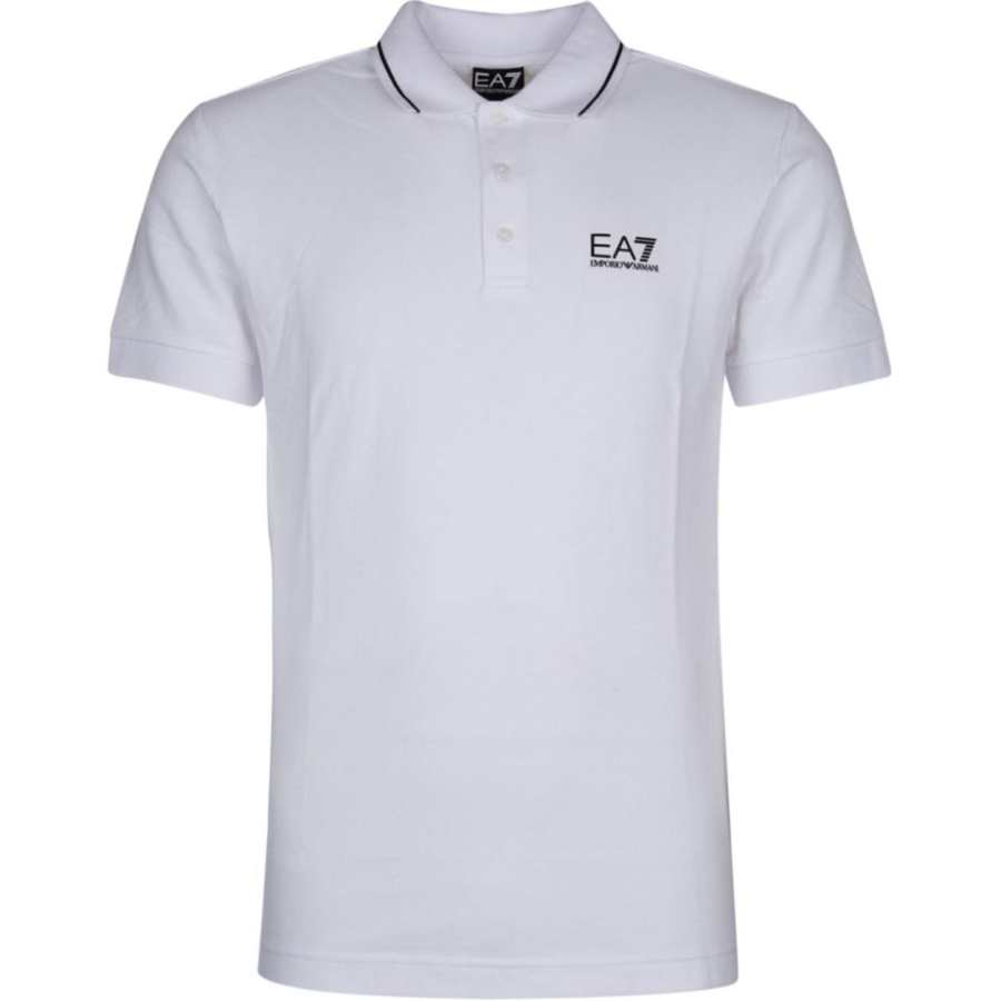 Emporio Armani Logo Printed Short-Sleeved Polo Shirt