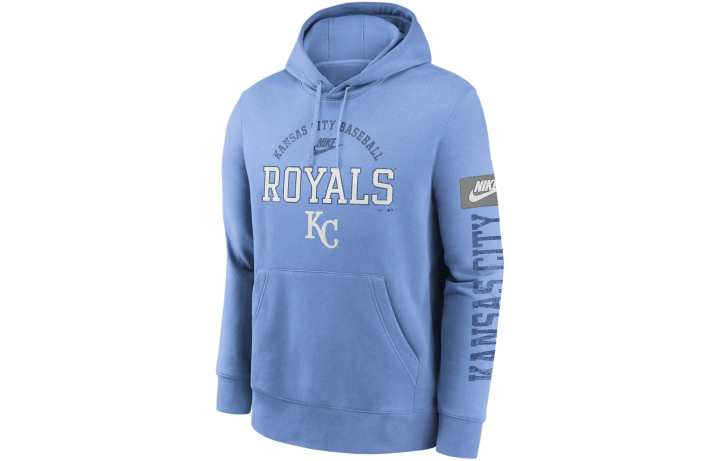 Nike Nike Kansas City Royals Cooperstown Logo Club Men's Nike Mlb Pullover Hoodie