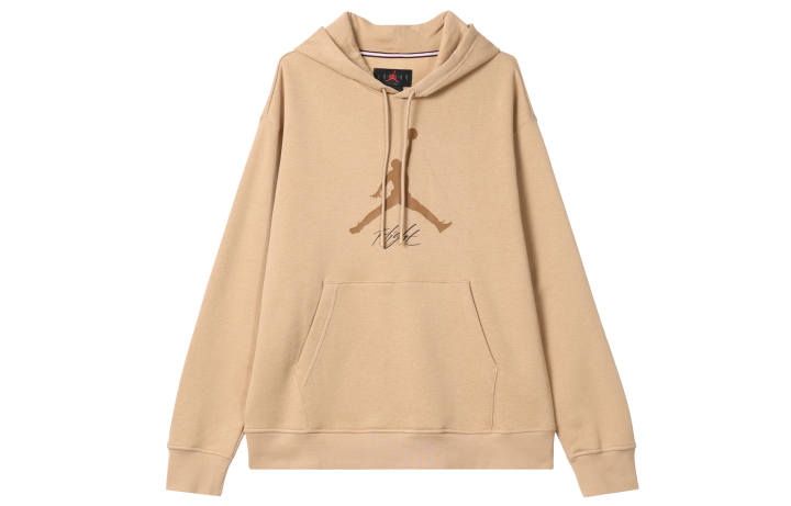 Jordan Jordan Sweatshirts Men's Khaki Hooded Moderate Regular