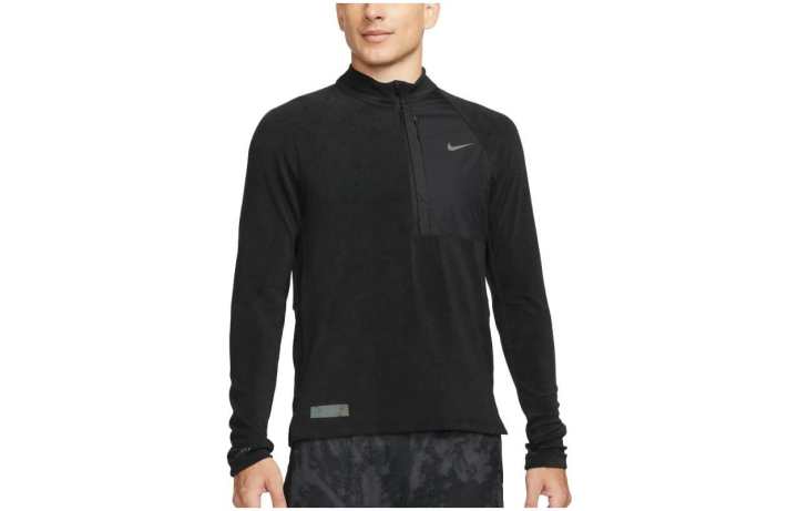 Nike Nike Sweatshirts Men's Black Stand Collar Moderate Regular