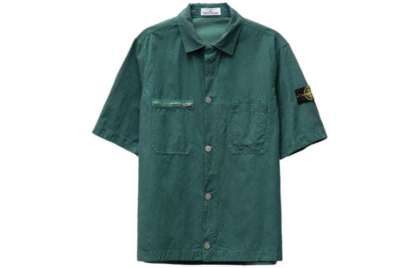 STONE ISLAND Shirt Men's Bottle Green