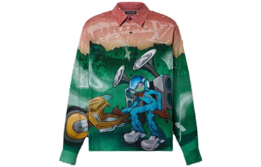 LOUIS VUITTON LOUIS VUITTON FW23 Shirt Men's Multicolor