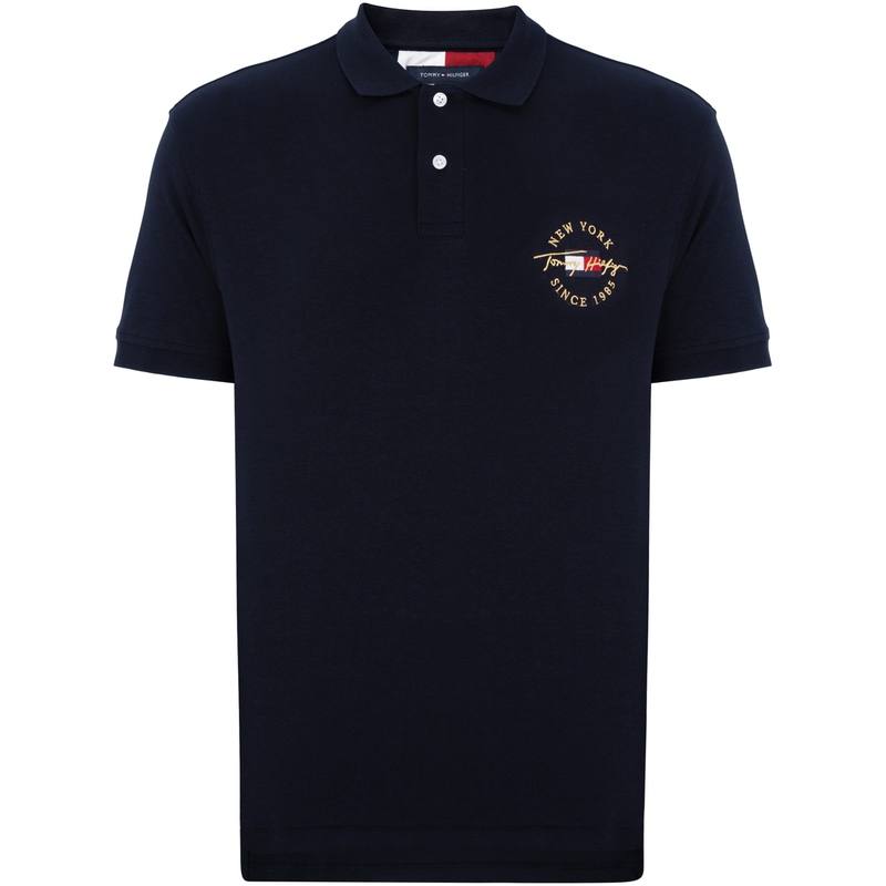 Tommy Hilfiger Polo Shirt Men's Dark Blue
